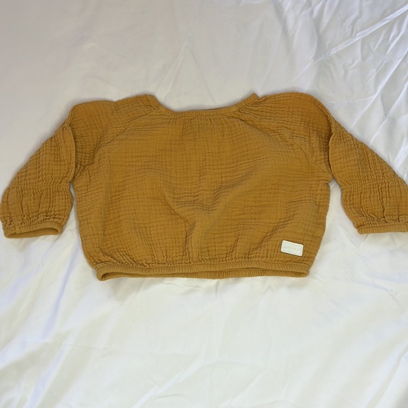 7 For All Man Kind Kids Matching Long Sleeve Top and Light Wash Jeans Baby Girl - Picture 3 of 8